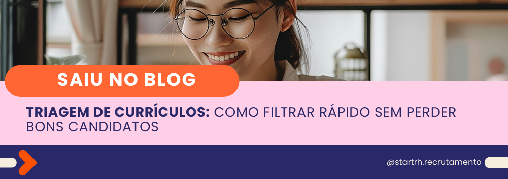 triagem de currículos no processo seletivo
