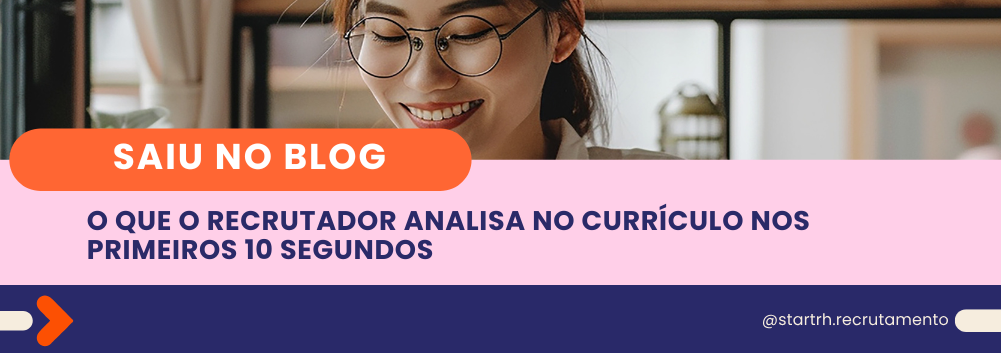 Recrutador analisando currículo nos primeiros segundos da triagem